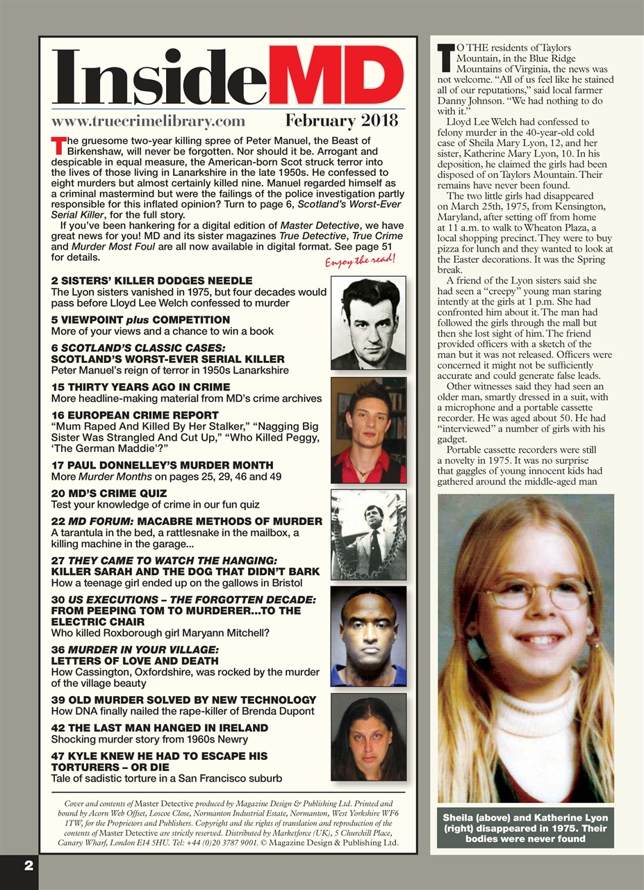 Master Detective Preview Pages