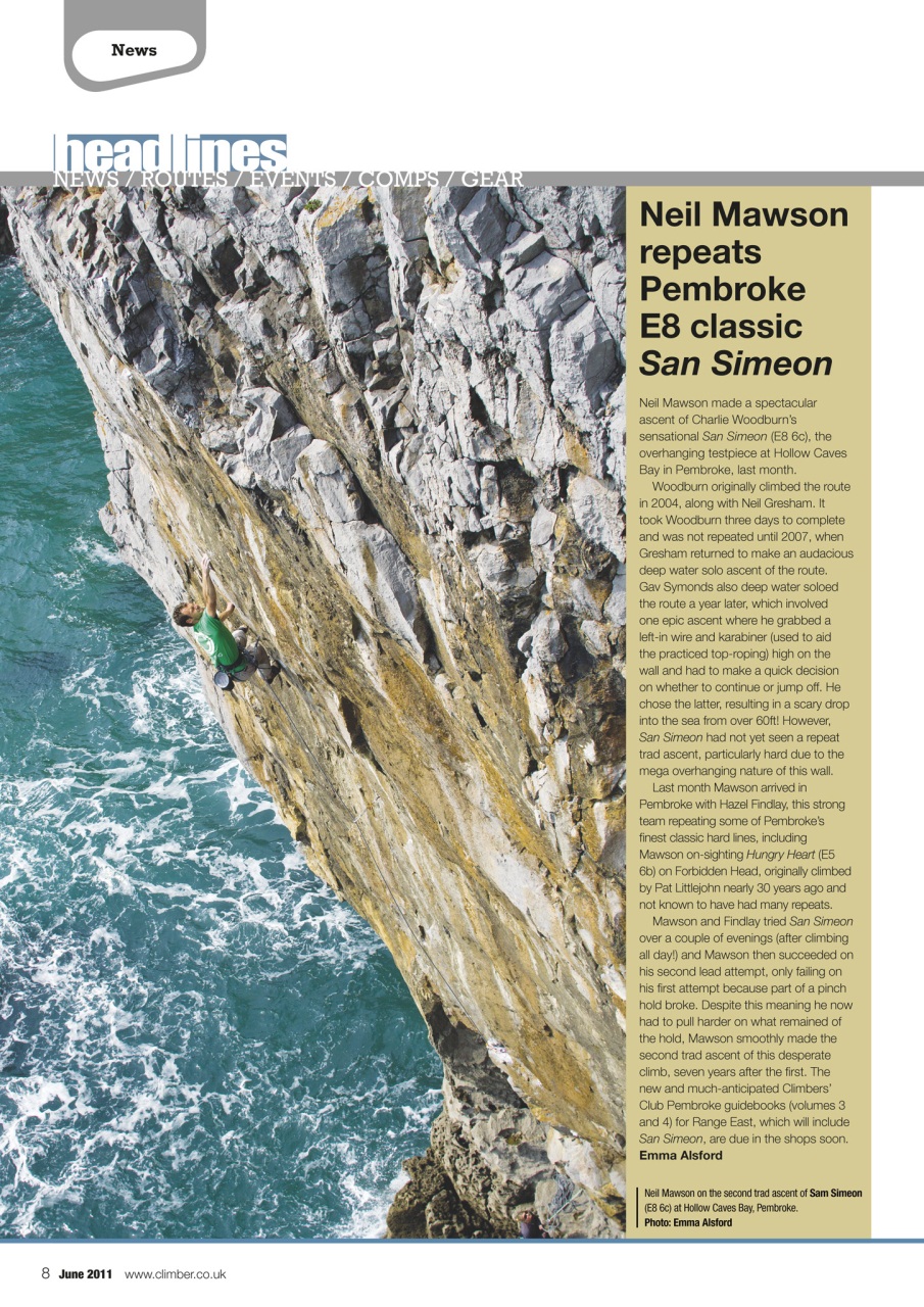 Climber Preview Pages