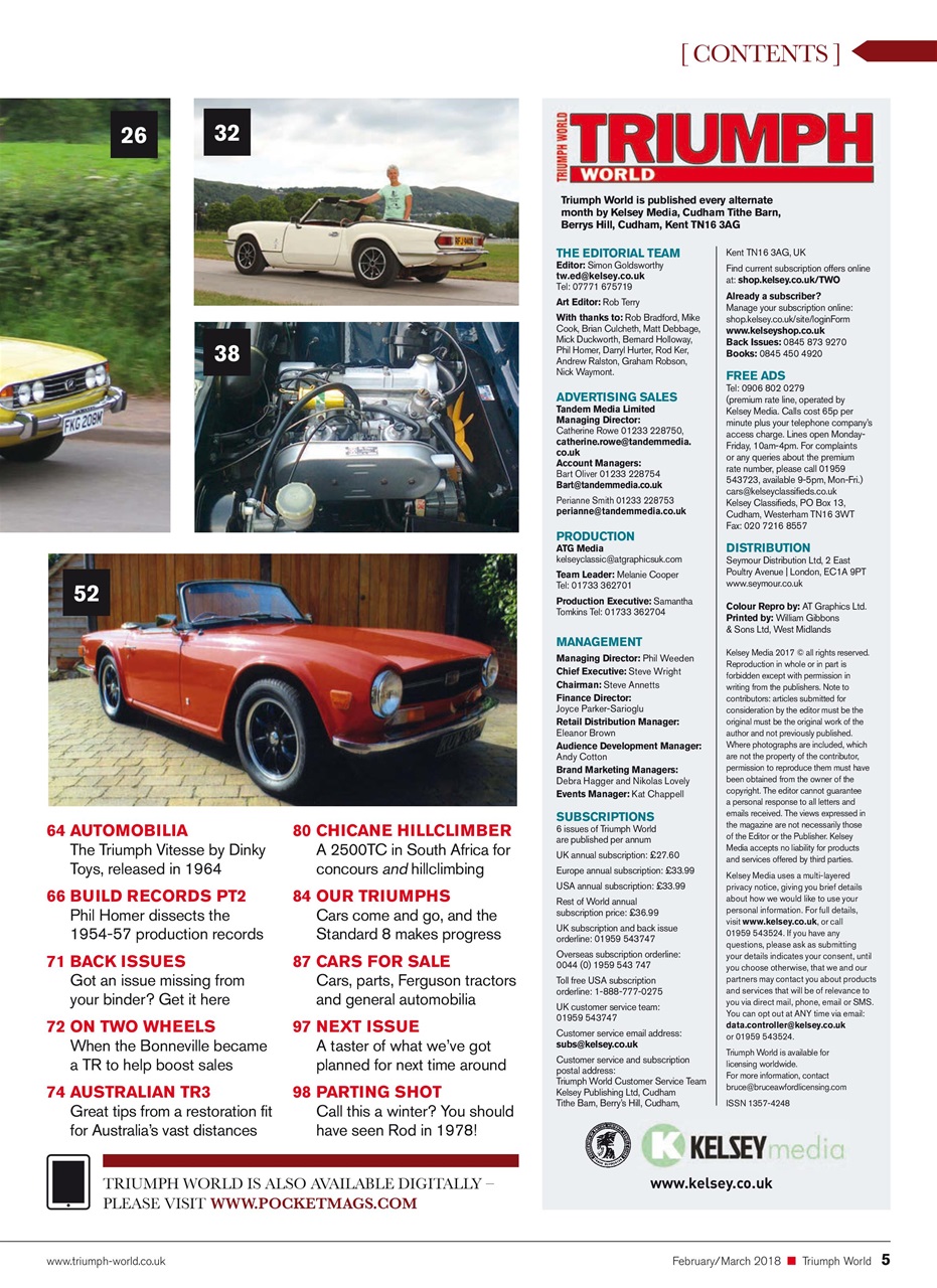 Triumph World Preview Pages