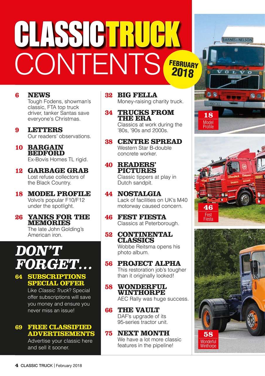 Classic Truck (OLD) Preview Pages