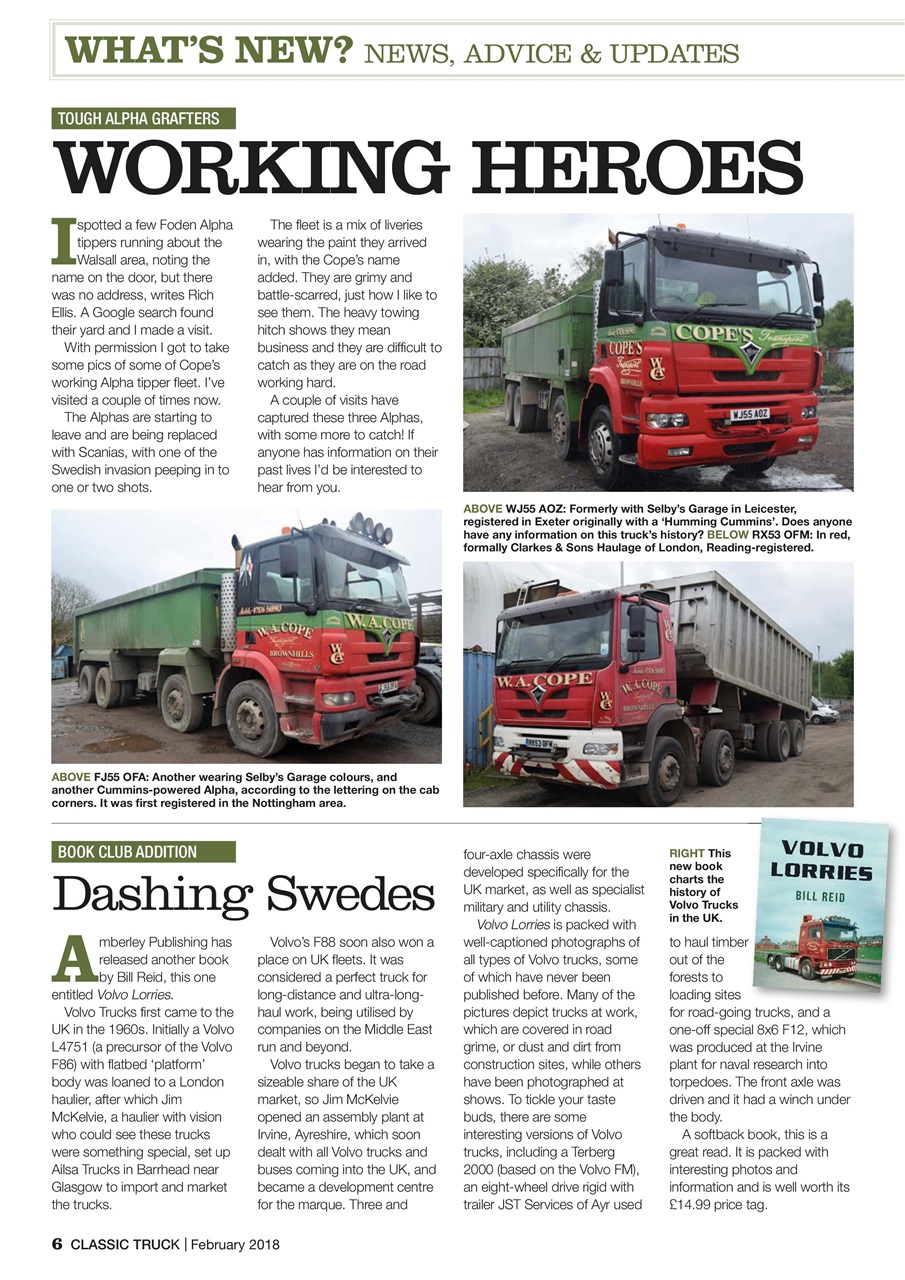 Classic Truck (OLD) Preview Pages