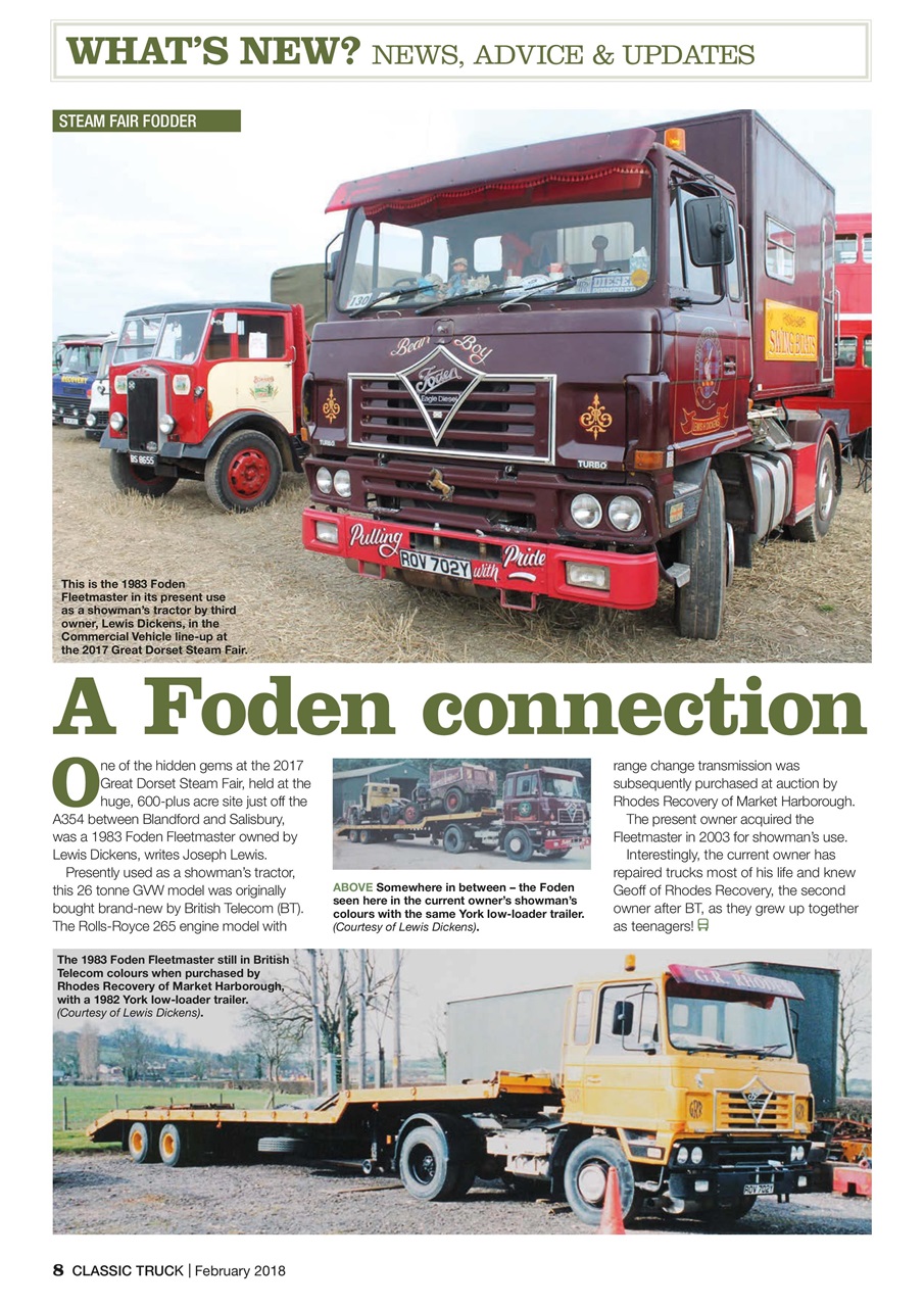 Classic Truck (OLD) Preview Pages
