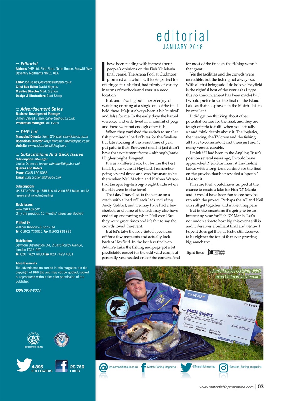 Match Fishing Preview Pages