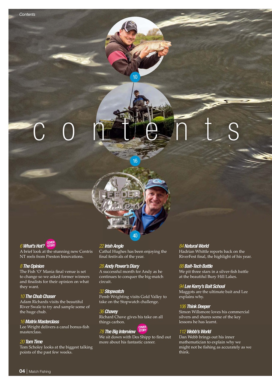 Match Fishing Preview Pages