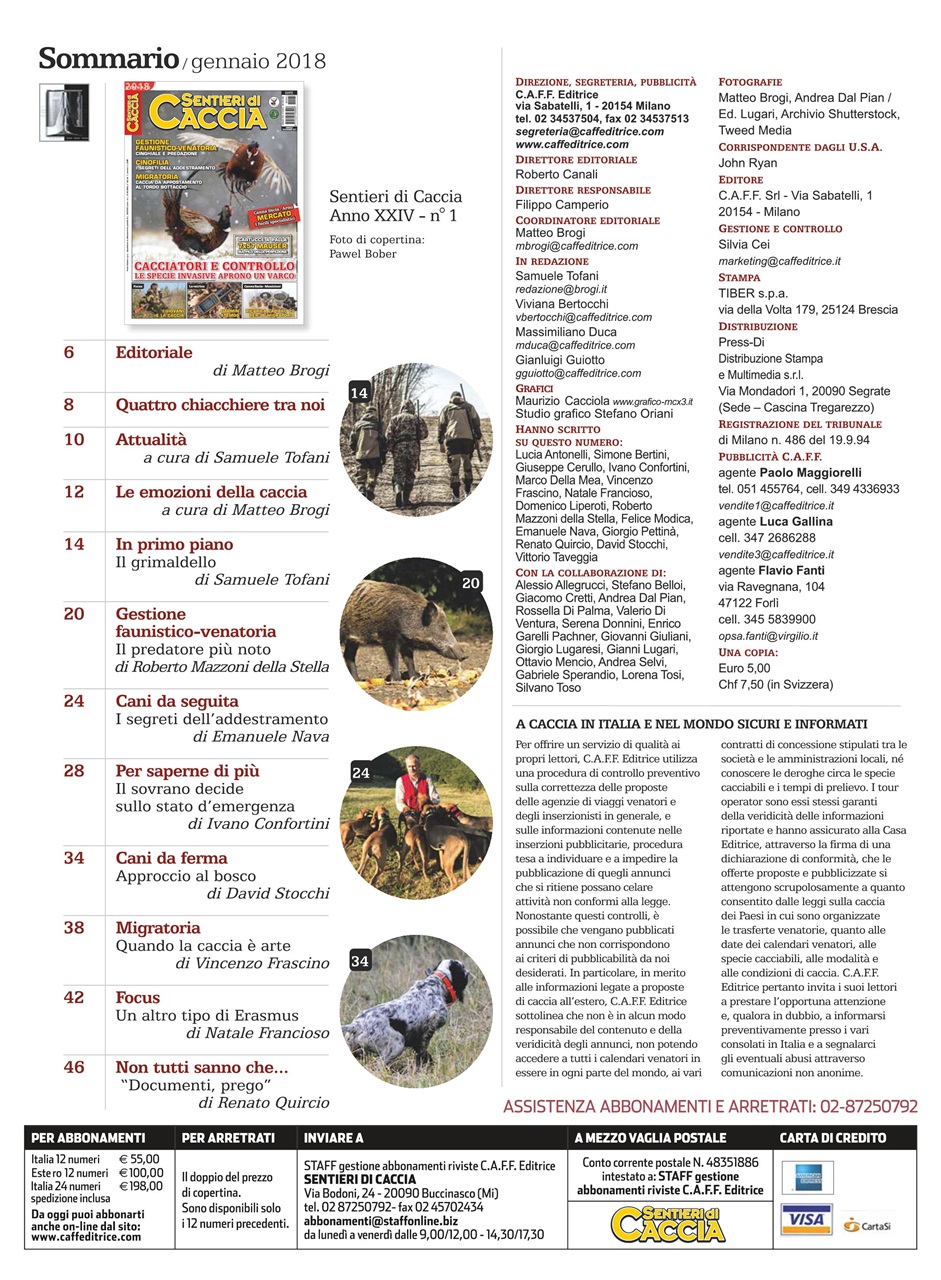 SENTIERI DI CACCIA Preview Pages