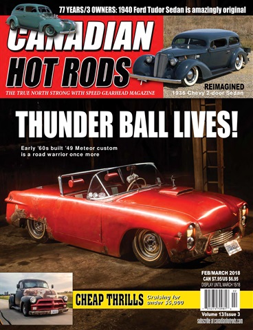 Canadian Hot Rods issue CHR feb/mar 2018