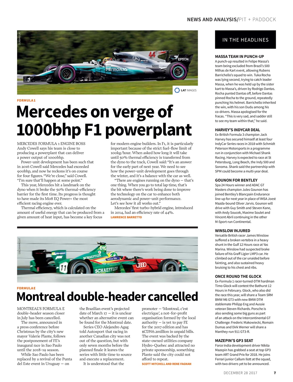 Autosport Preview Pages