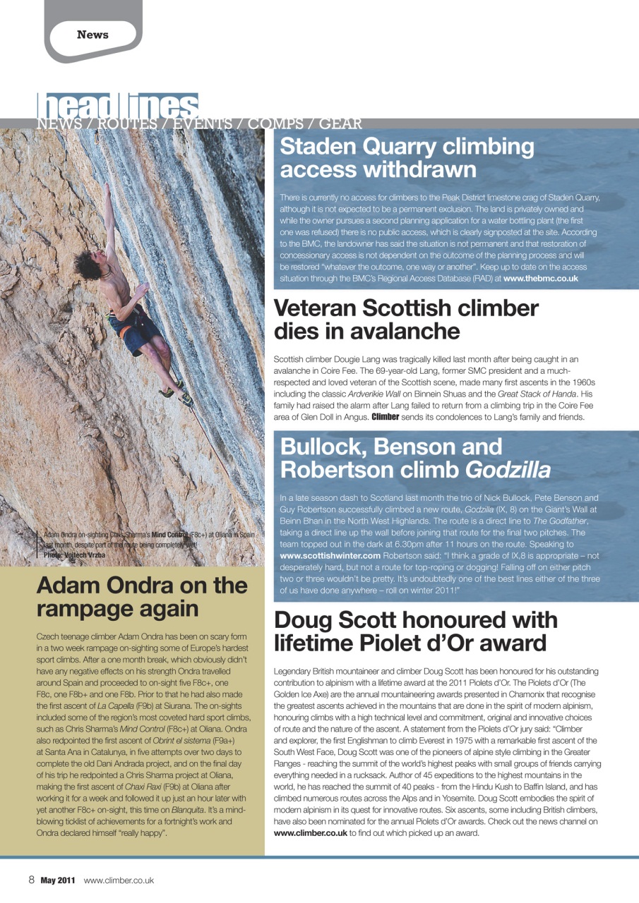Climber Preview Pages