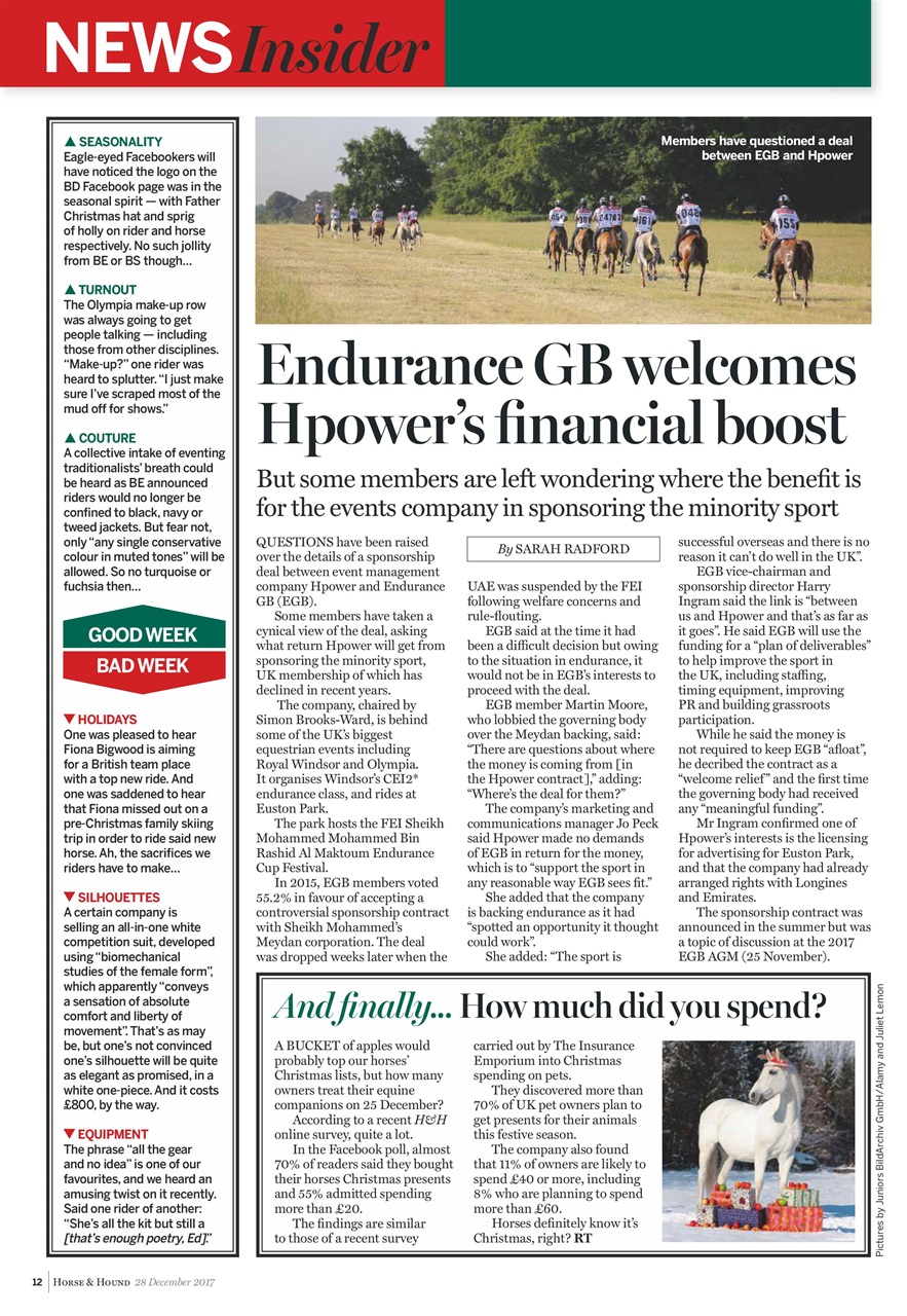 Horse & Hound Preview Pages