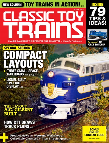 Classic Toy Trains issue March 2018