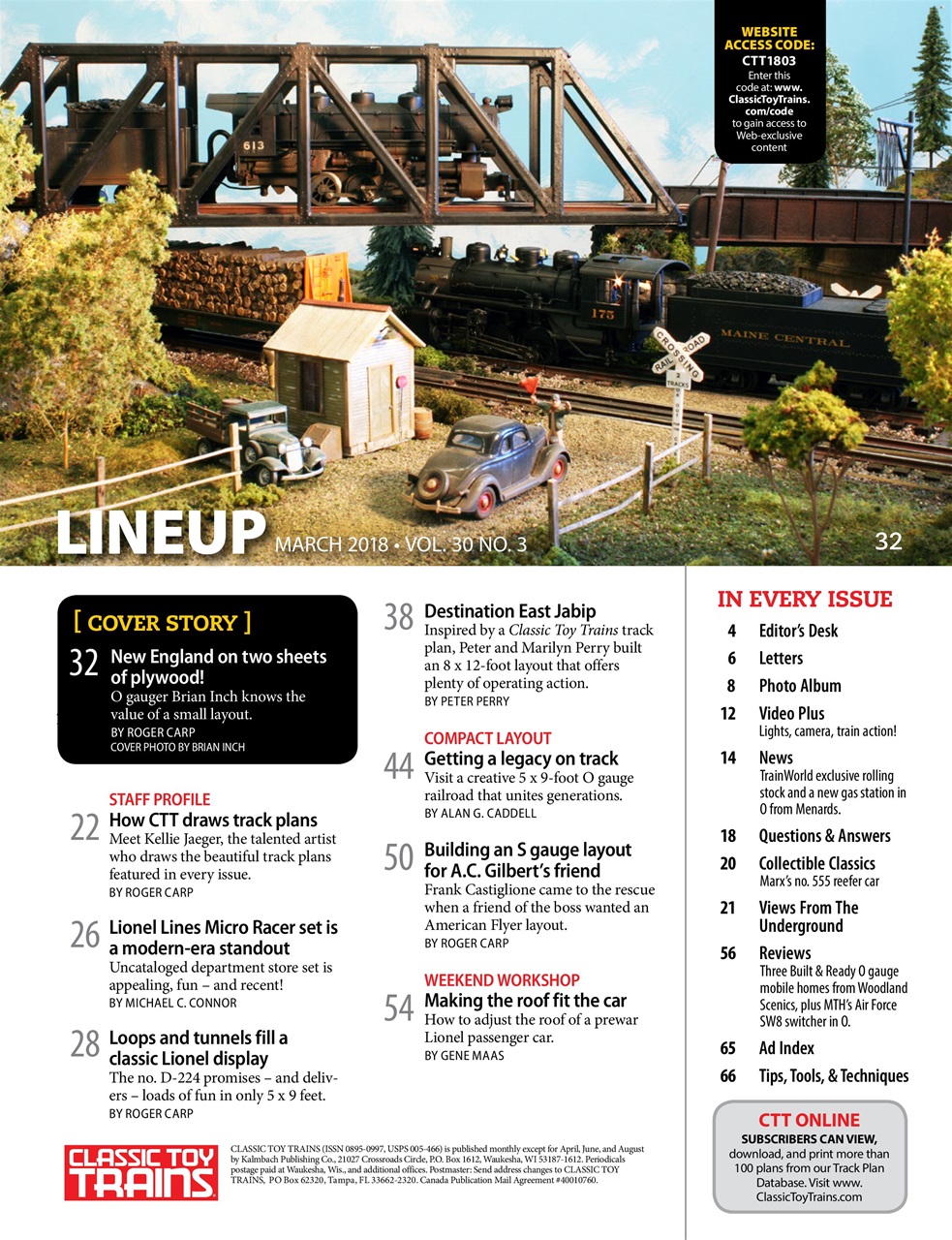 Classic Toy Trains Preview Pages