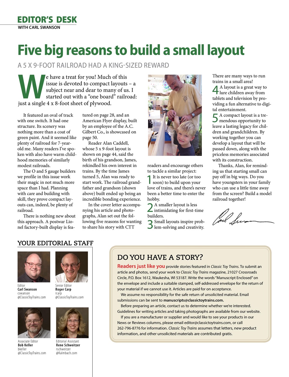 Classic Toy Trains Preview Pages