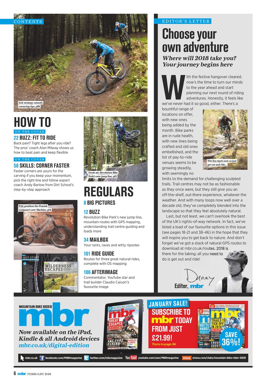 Mountain Bike Rider Preview Pages