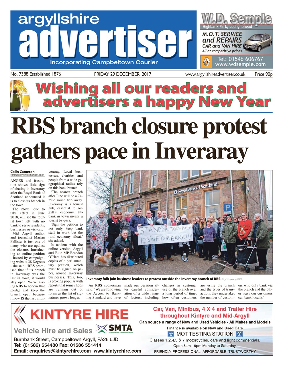 Argyllshire Advertiser Preview Pages