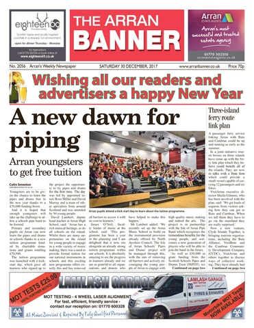 Arran Banner issue 30th December 2017