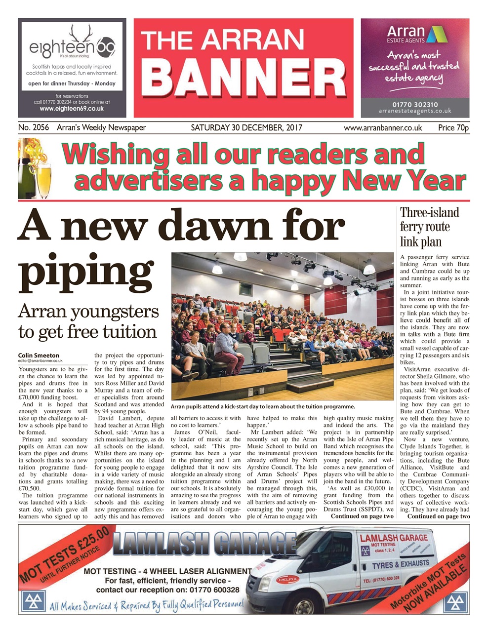 Arran Banner Preview Pages