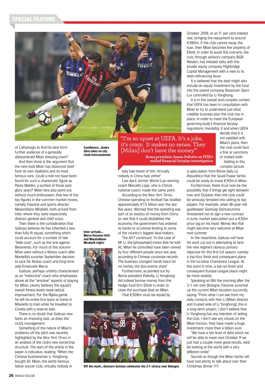 World Soccer Preview Pages