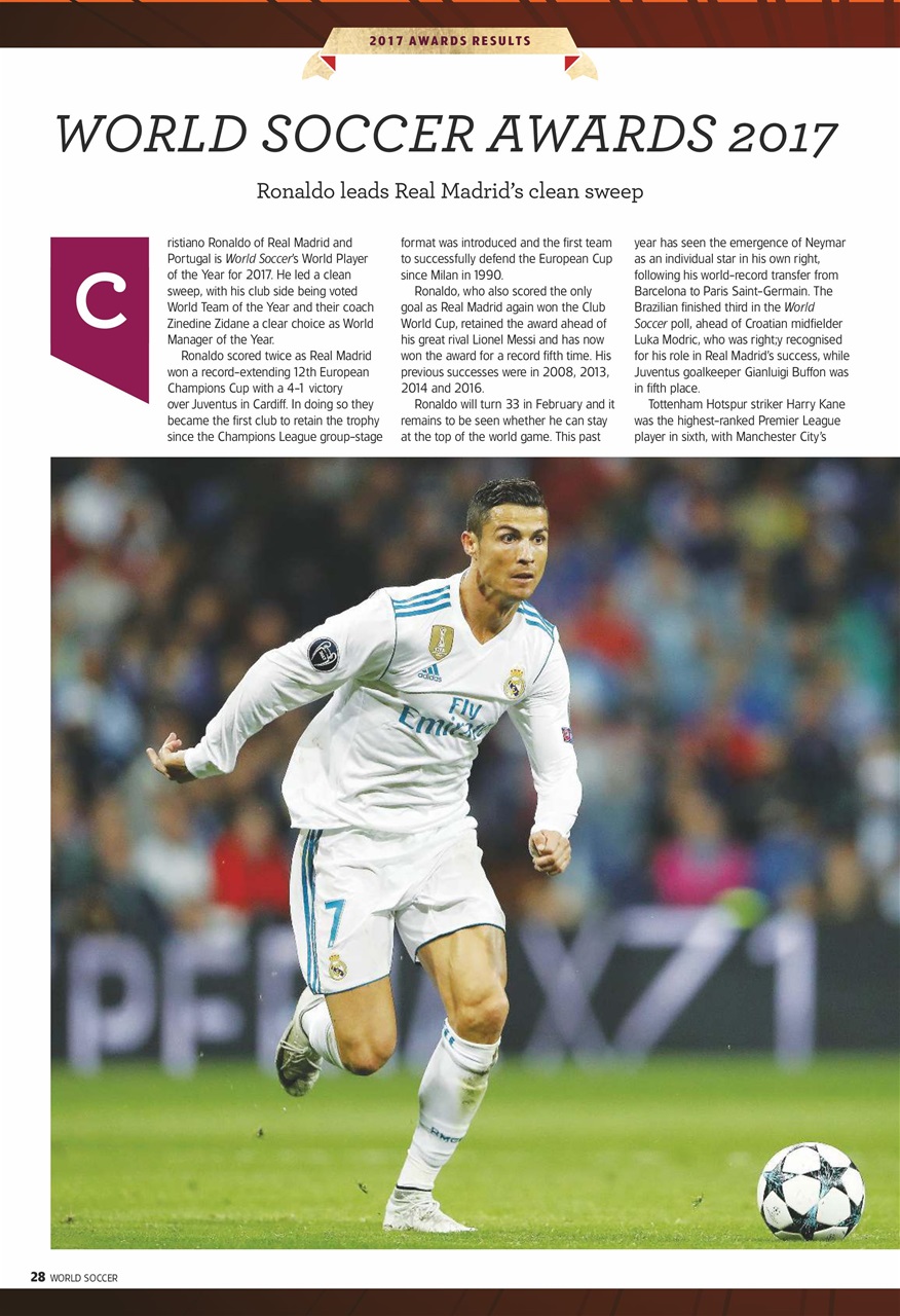 World Soccer Preview Pages