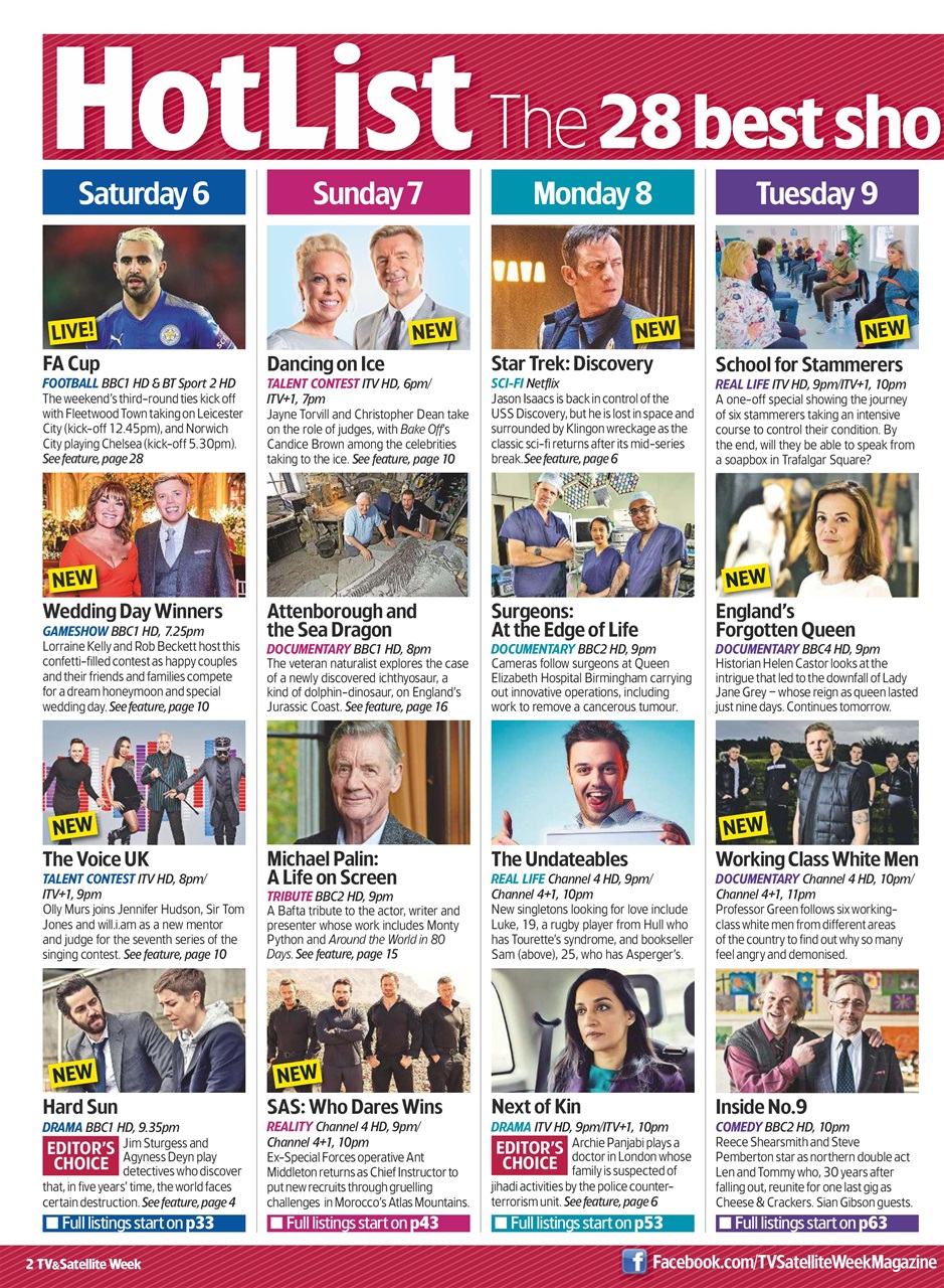 TV & Satellite Week Preview Pages