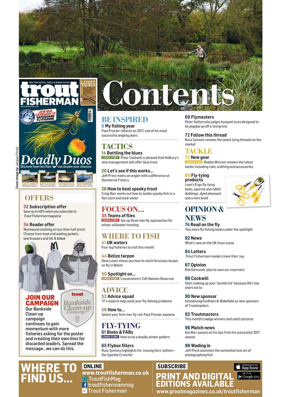 Trout Fisherman Preview Pages