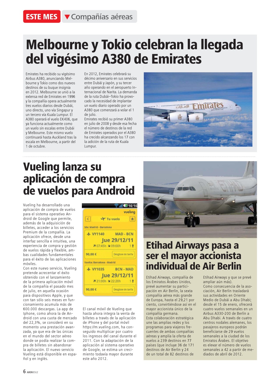 Avion Revue Internacional Preview Pages