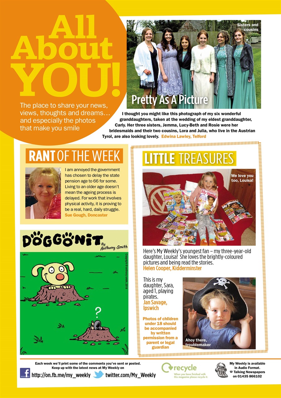 My Weekly Preview Pages