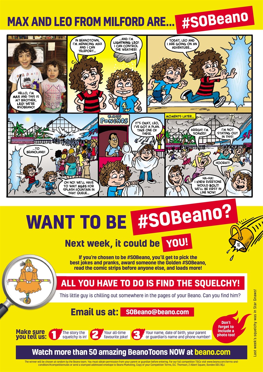 Beano Preview Pages
