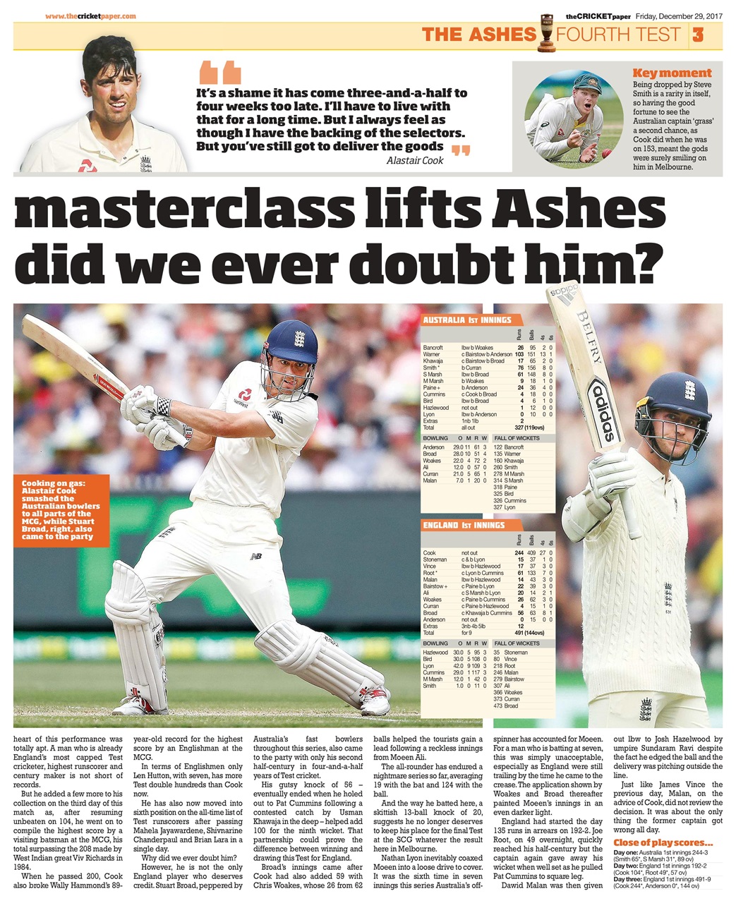 The Cricket Paper Preview Pages
