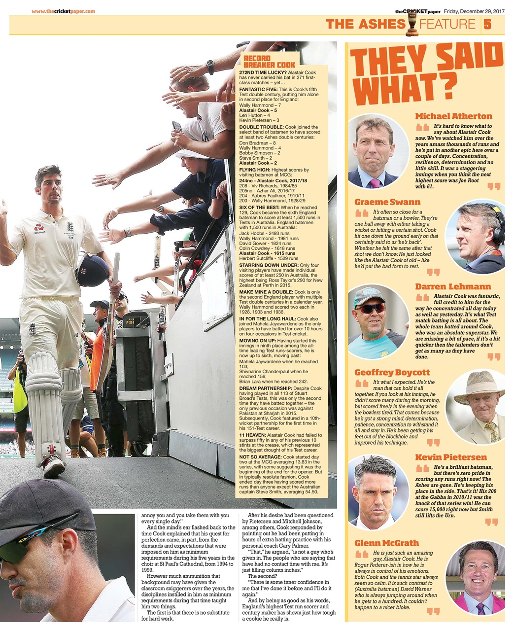 The Cricket Paper Preview Pages