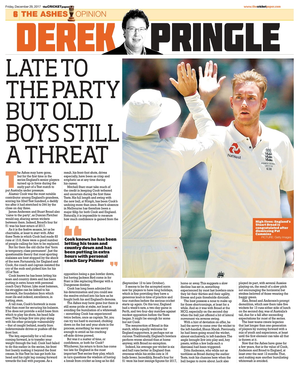 The Cricket Paper Preview Pages