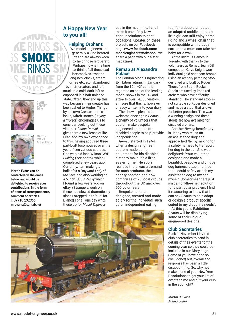 Model Engineer Preview Pages