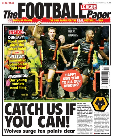 The Football League Paper issue 31st December 2017