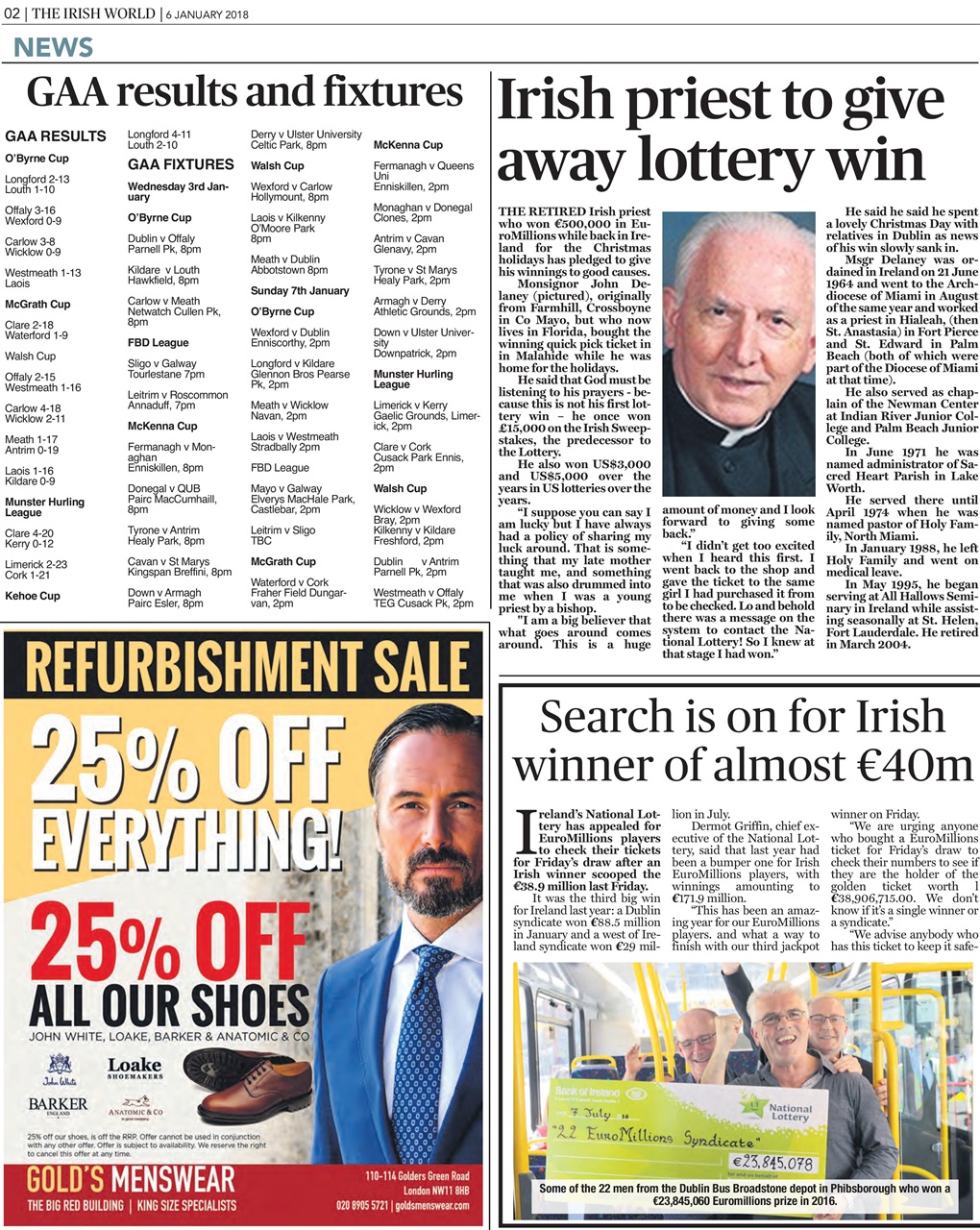 Irish World Preview Pages