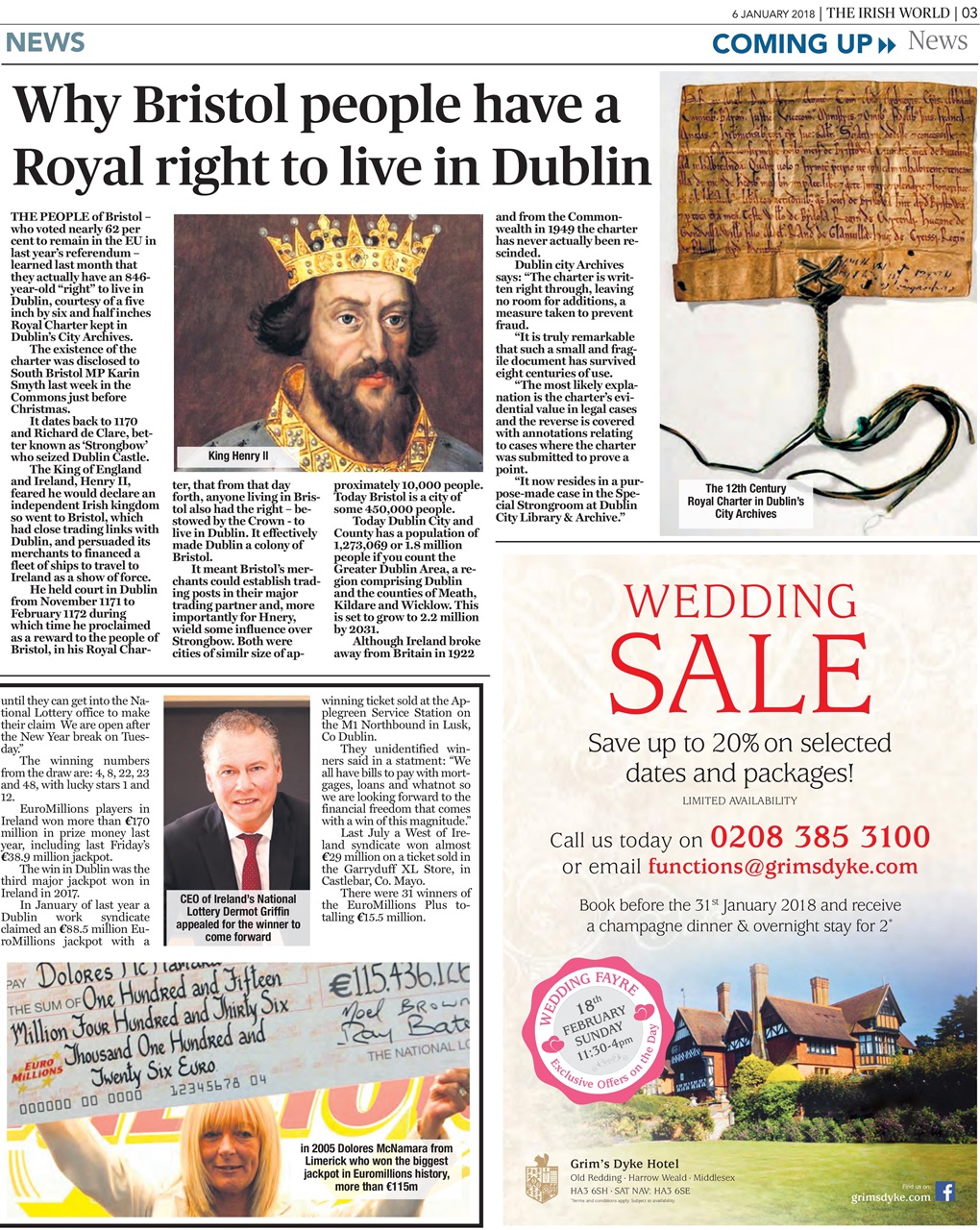 Irish World Preview Pages