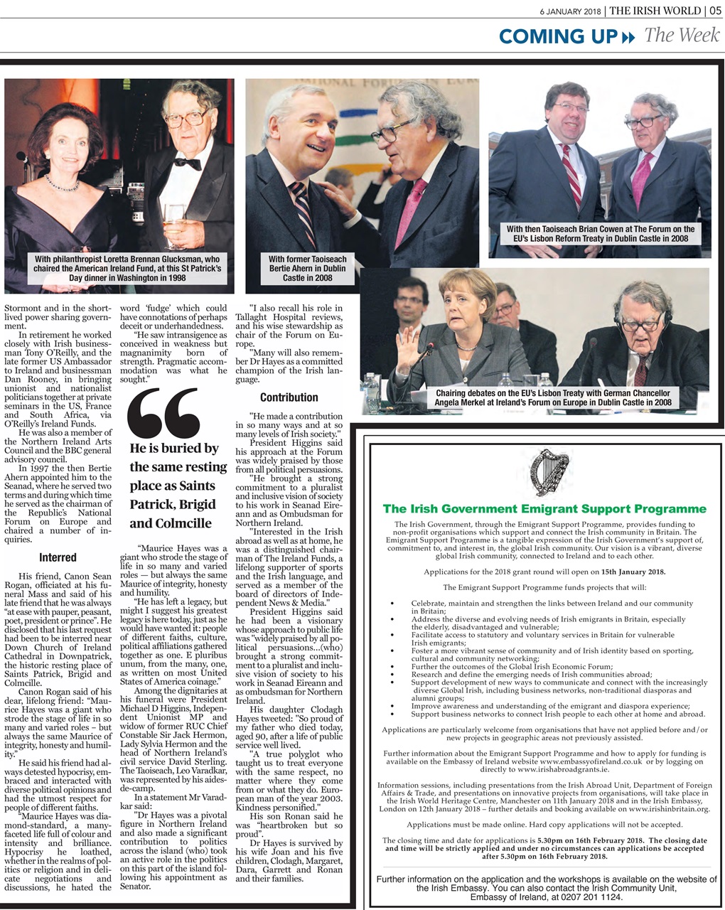 Irish World Preview Pages