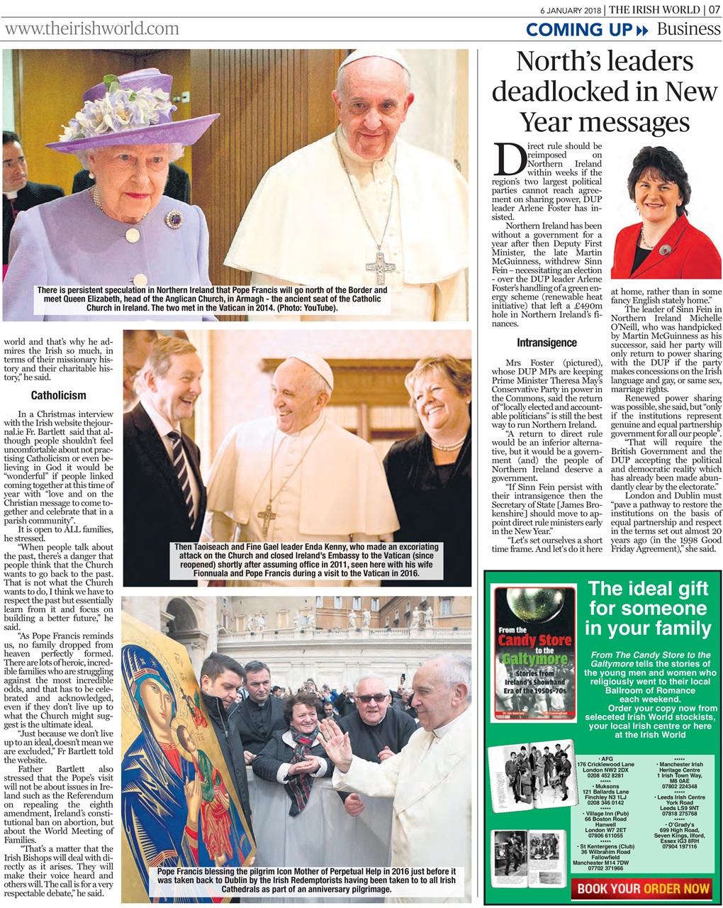 Irish World Preview Pages