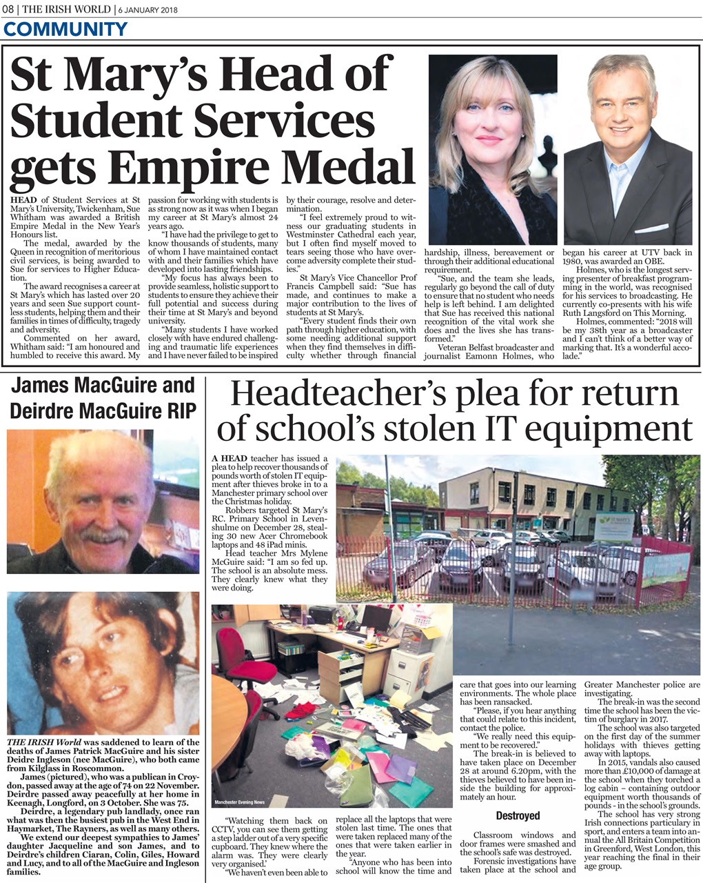 Irish World Preview Pages