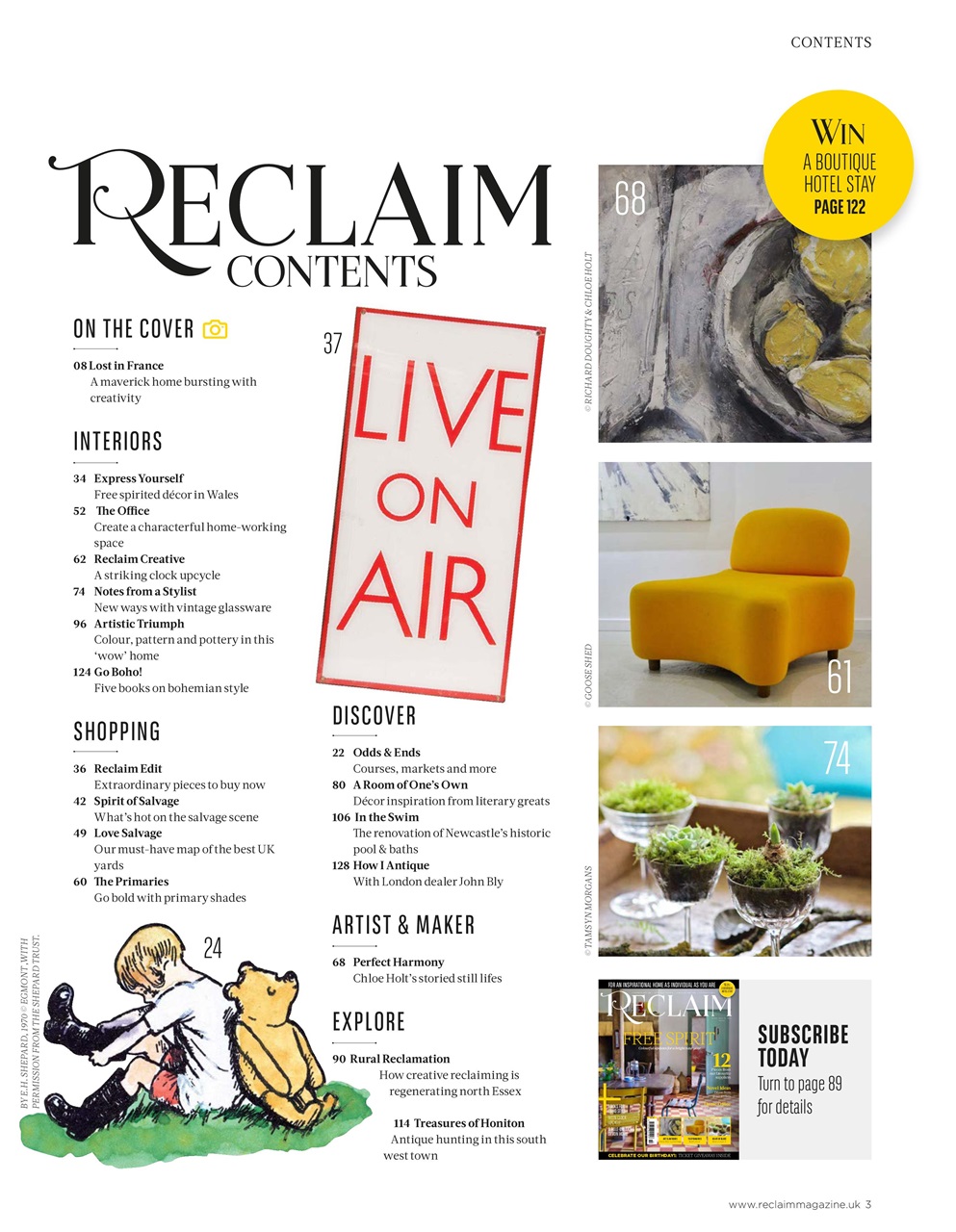 Reclaim Preview Pages