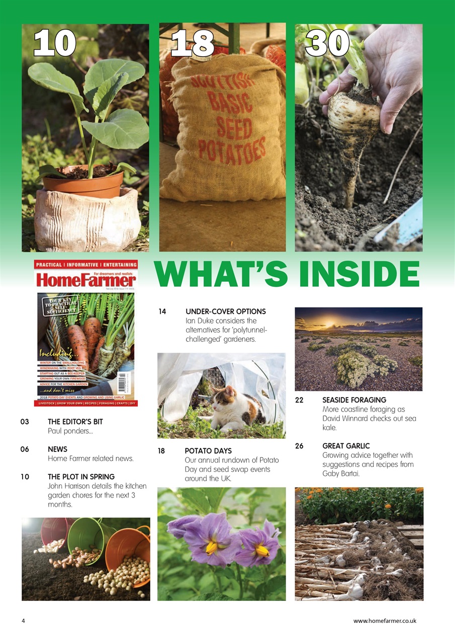 Home Farmer Magazine Preview Pages