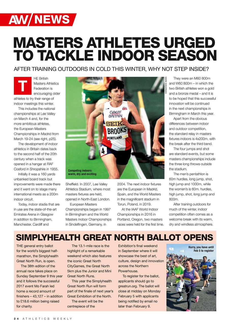 AW – Athletics Weekly Magazine Preview Pages