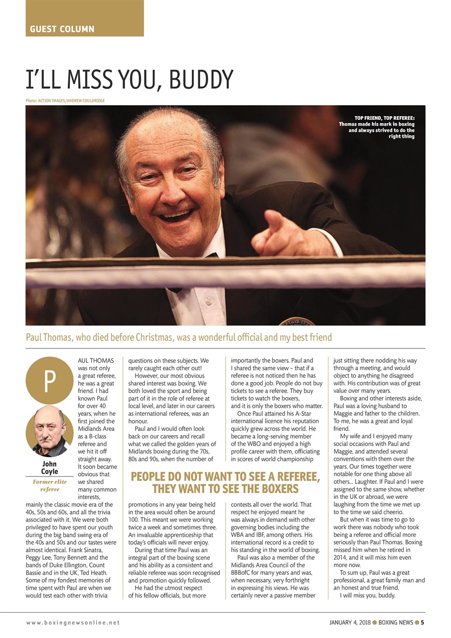 Boxing News Preview Pages