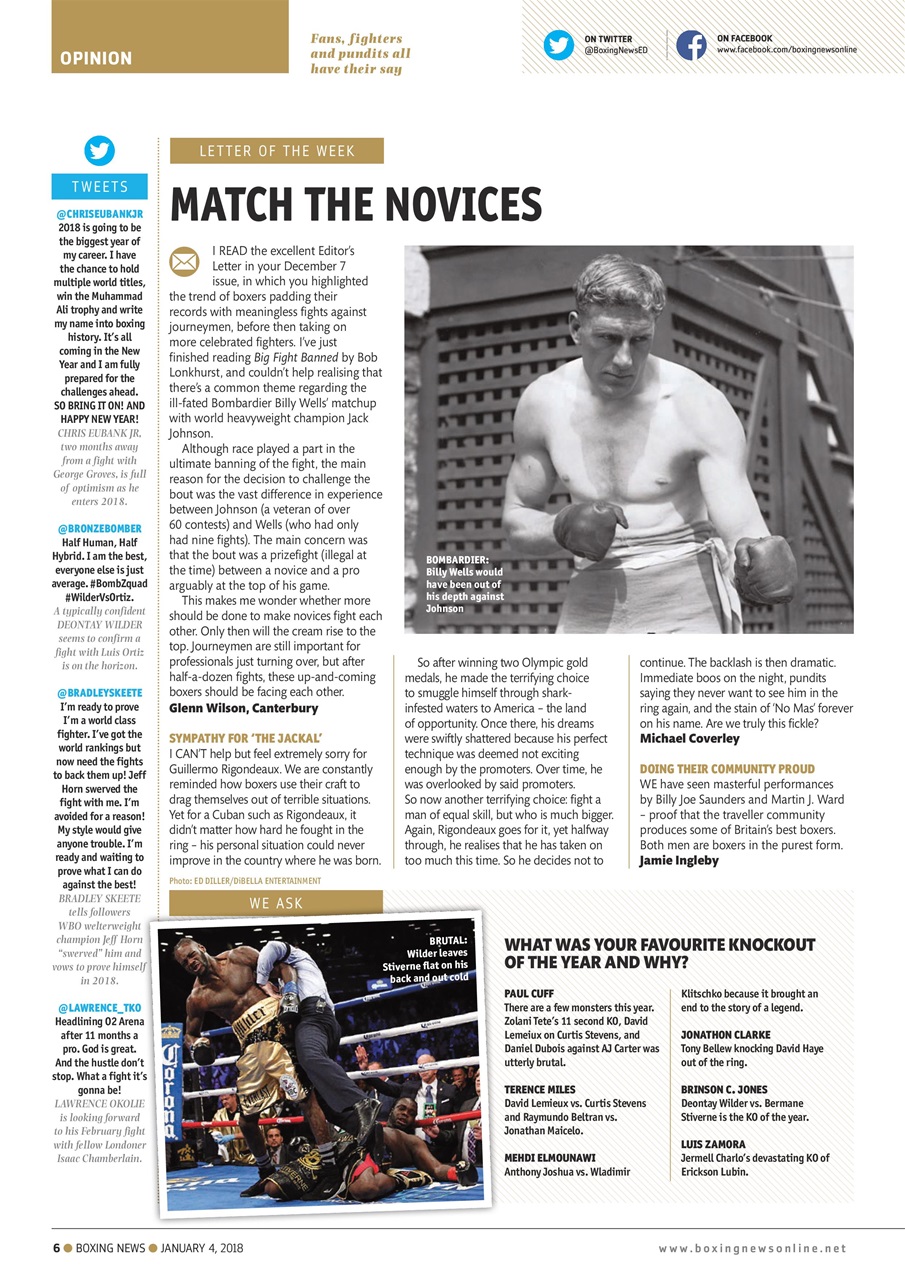Boxing News Preview Pages