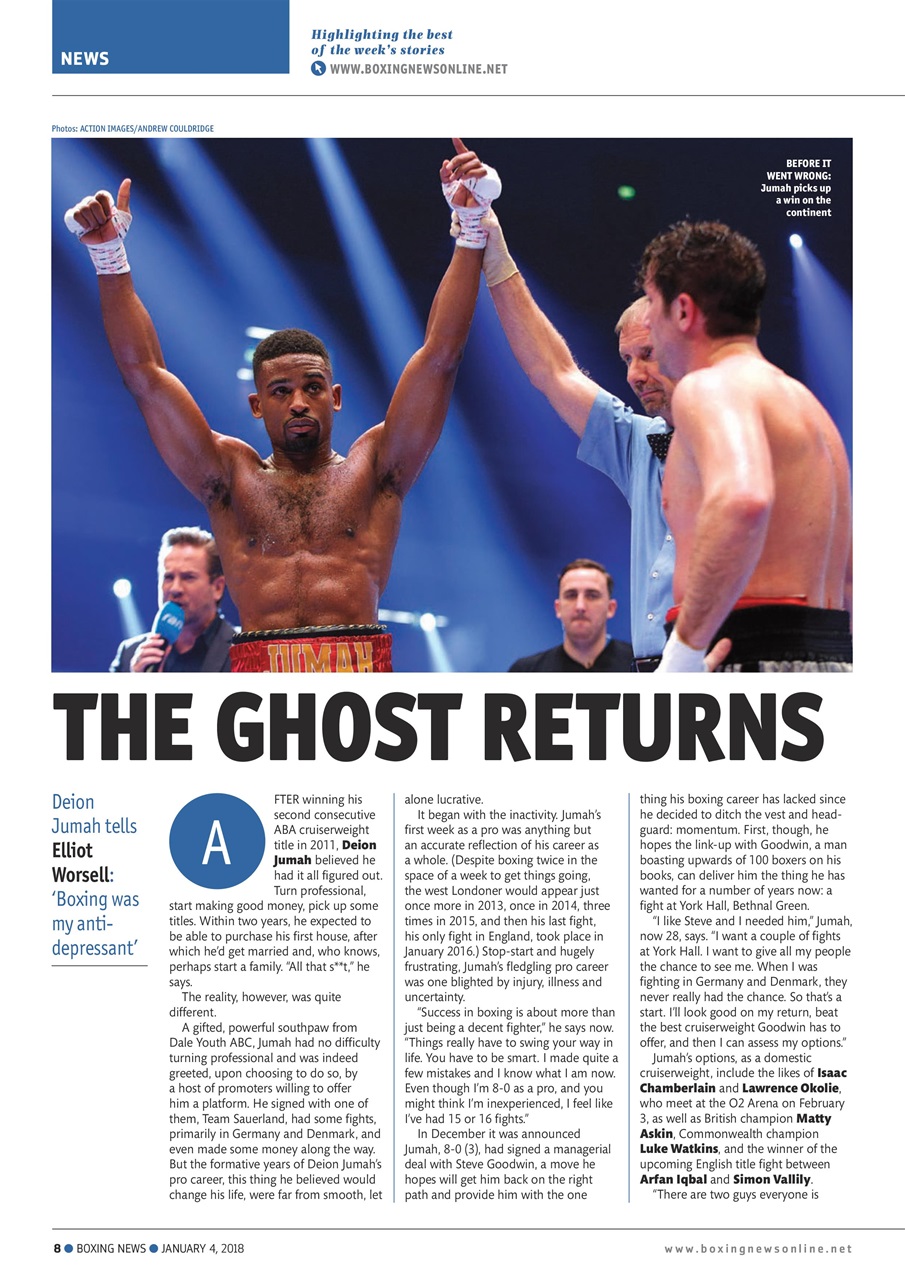 Boxing News Preview Pages