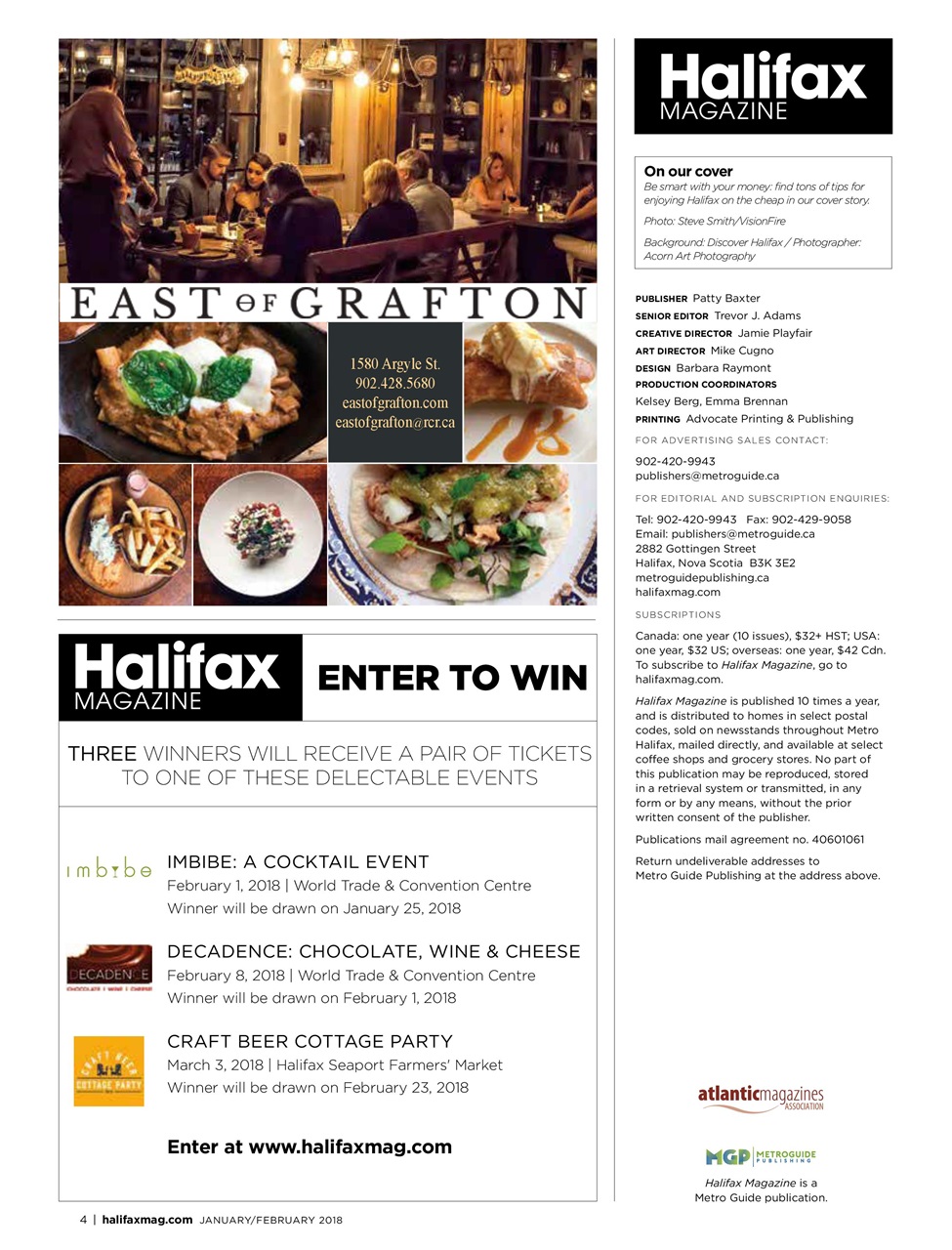 Halifax Magazine Preview Pages