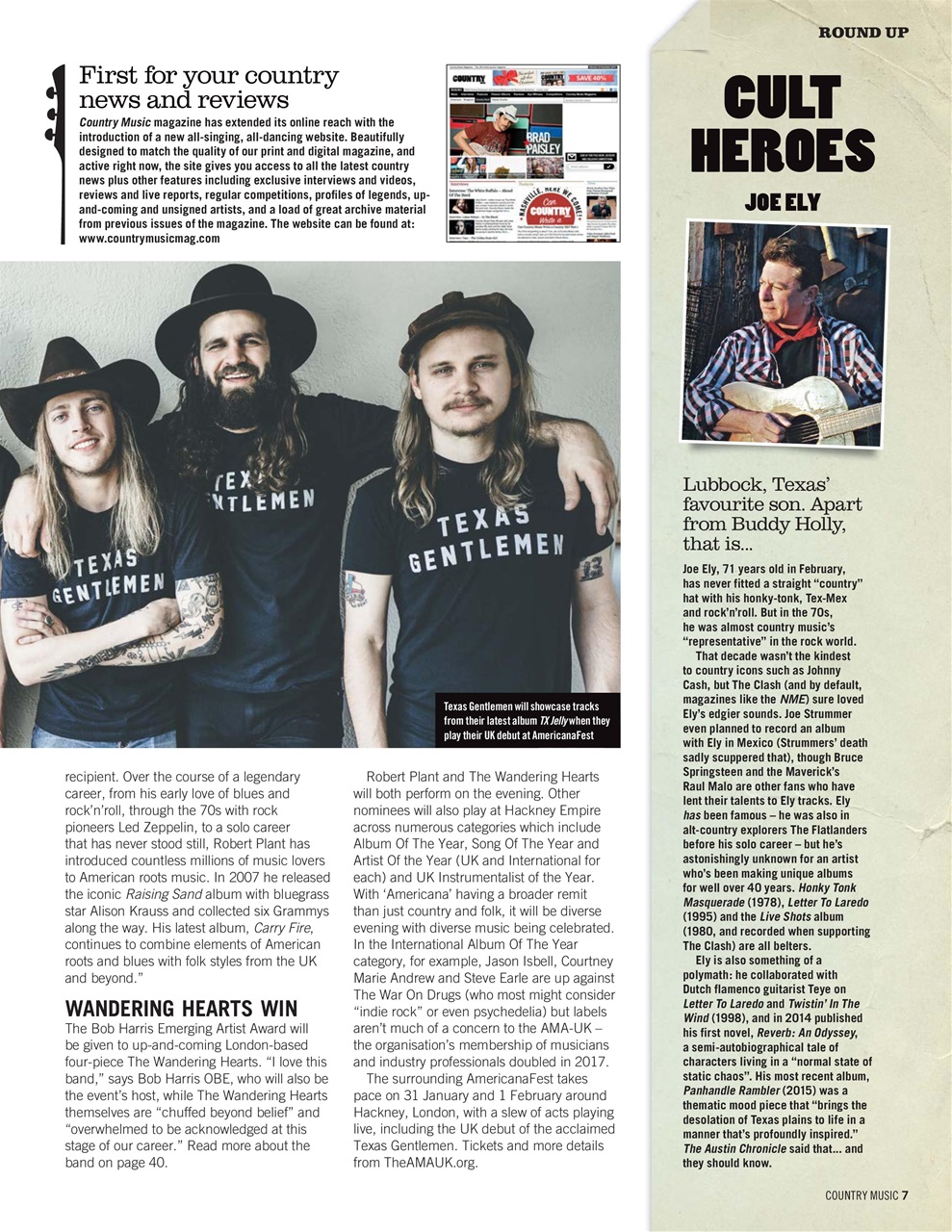 Country Music Preview Pages