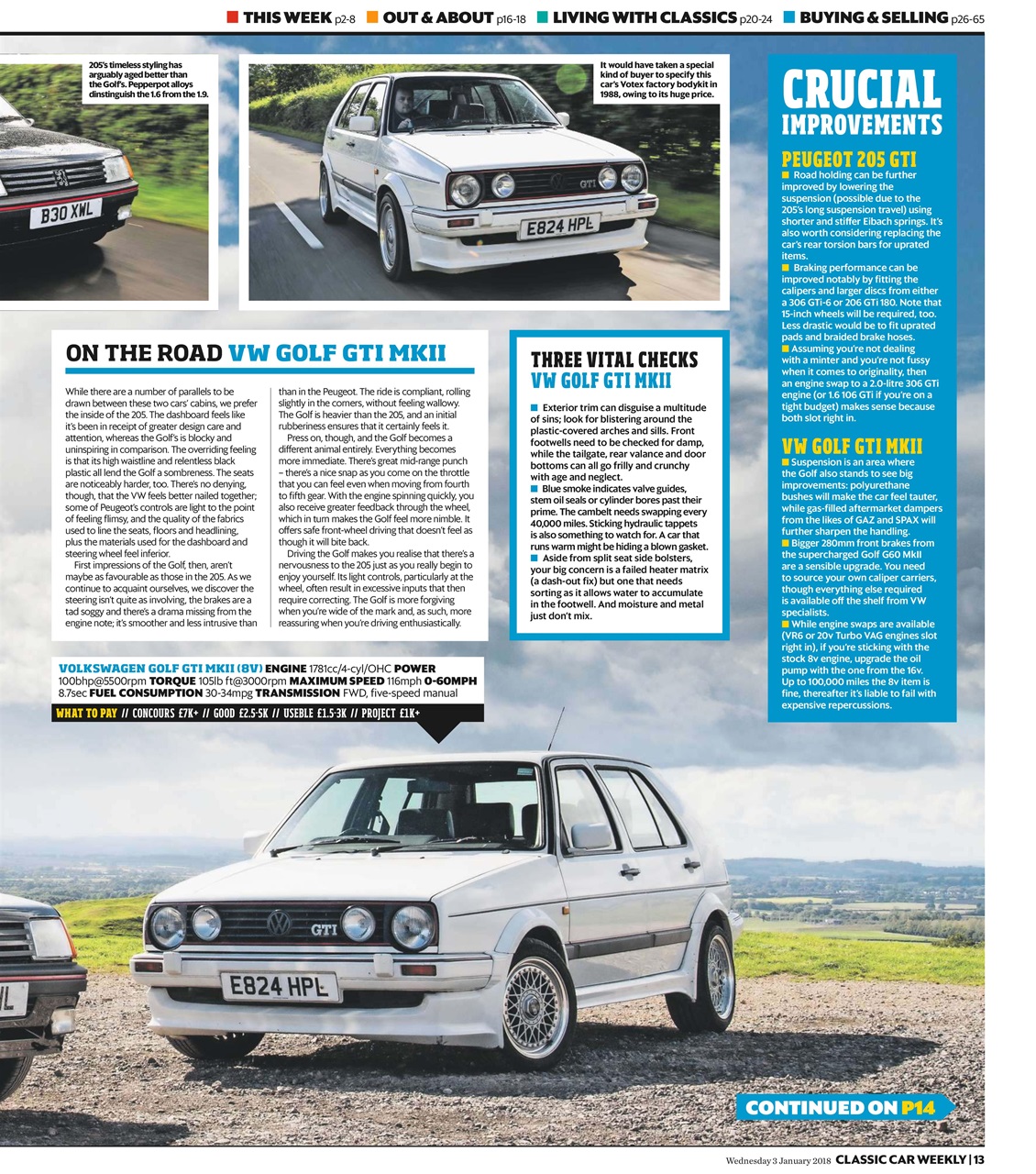 Classic Car Weekly Preview Pages