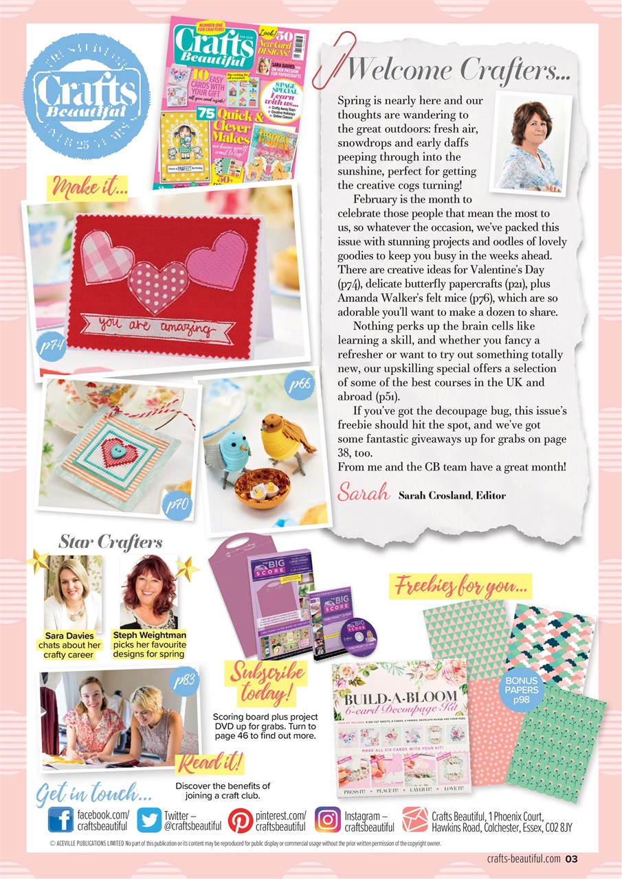 Crafts Beautiful Preview Pages