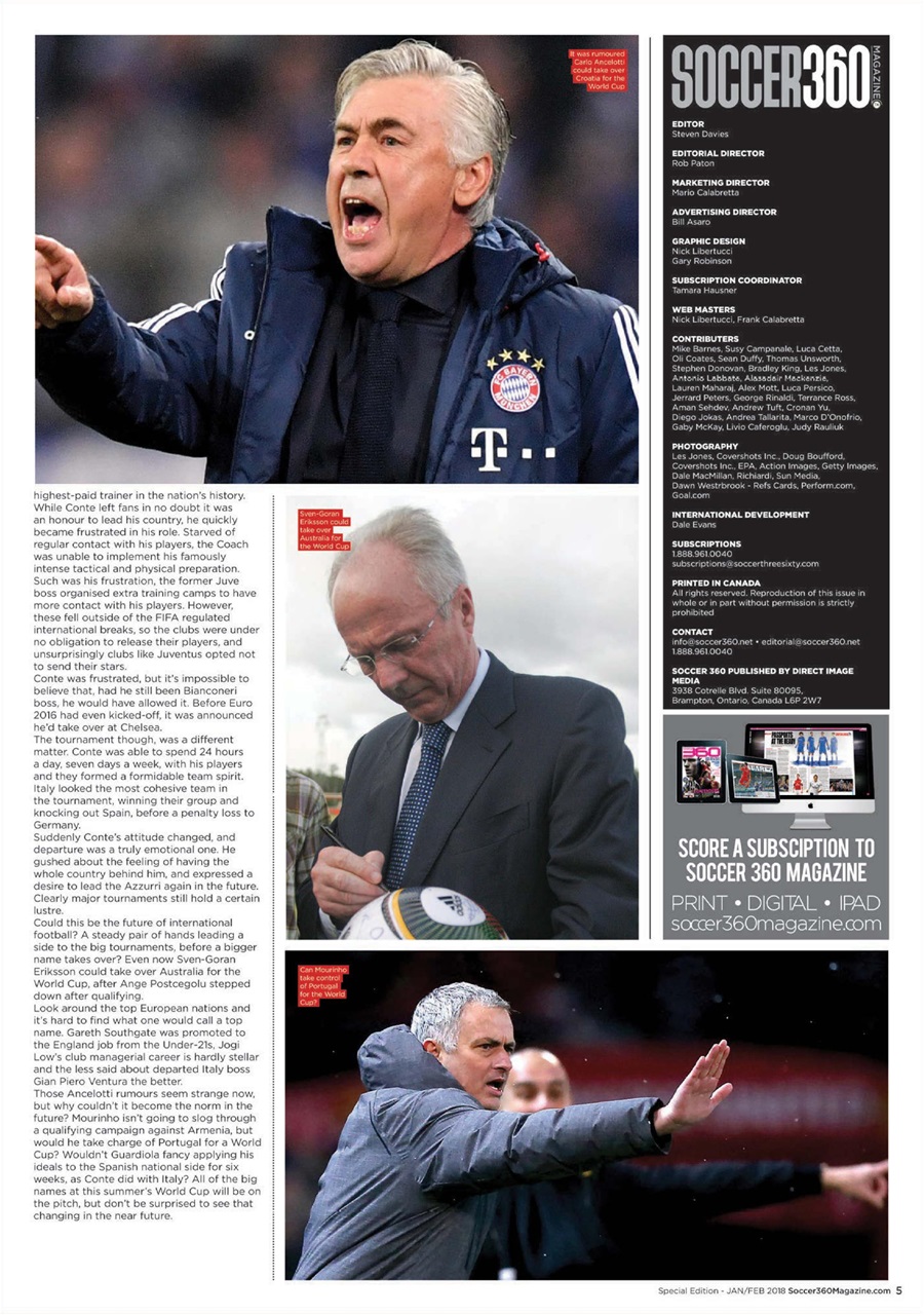 Soccer 360 Preview Pages
