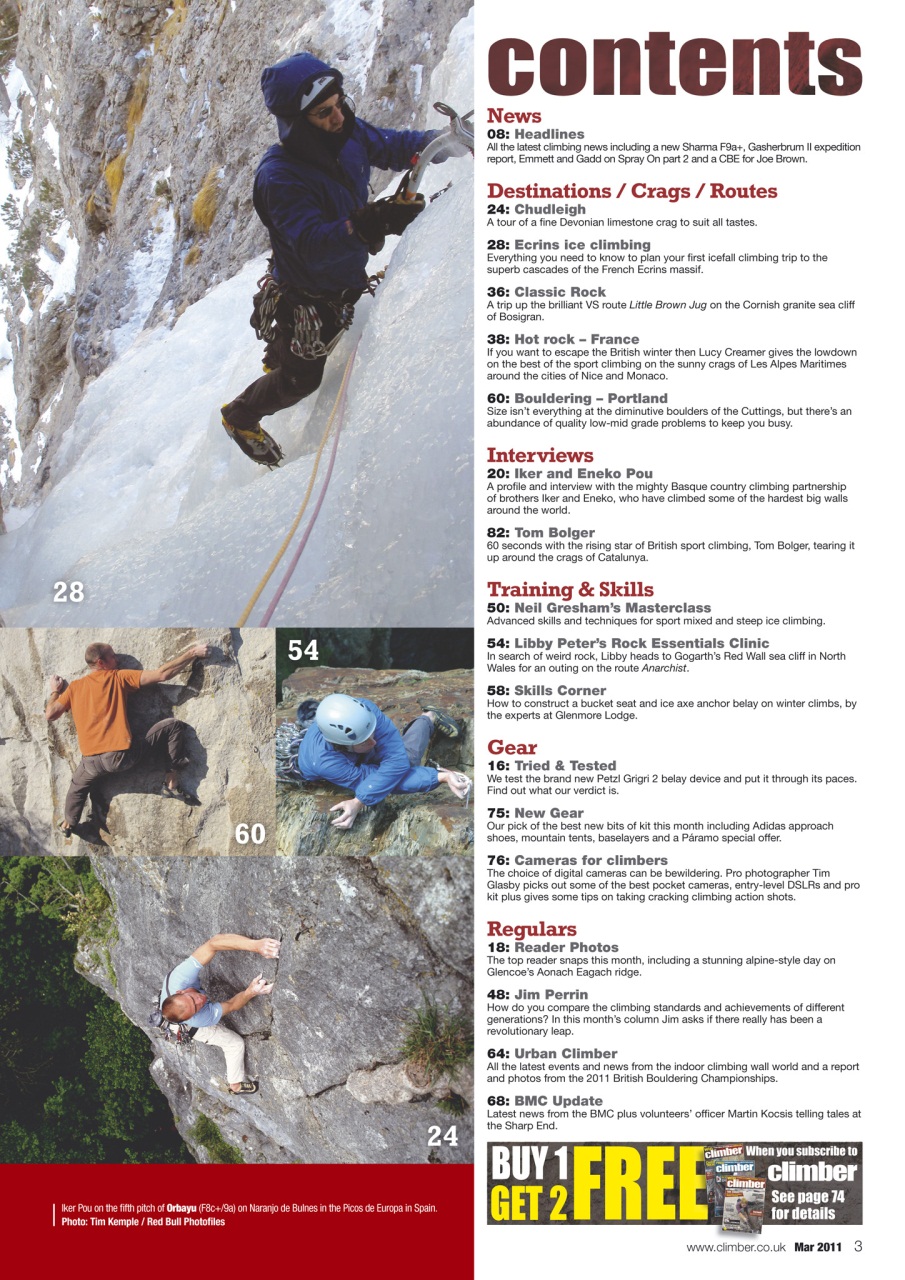 Climber Preview Pages