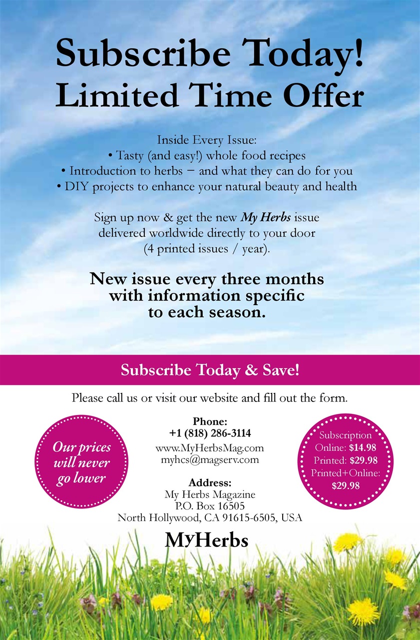 My Herbs Magazine Preview Pages